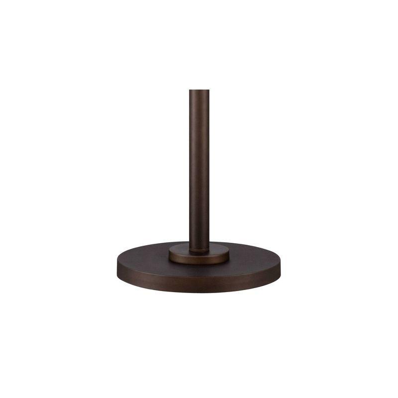 Possini Euro Design Meridian Light Blaster Modern Torchiere Floor Lamp 72" Tall Oil Rubbed Bronze LED Frosted Glass Shade for Living Room Bedroom Home