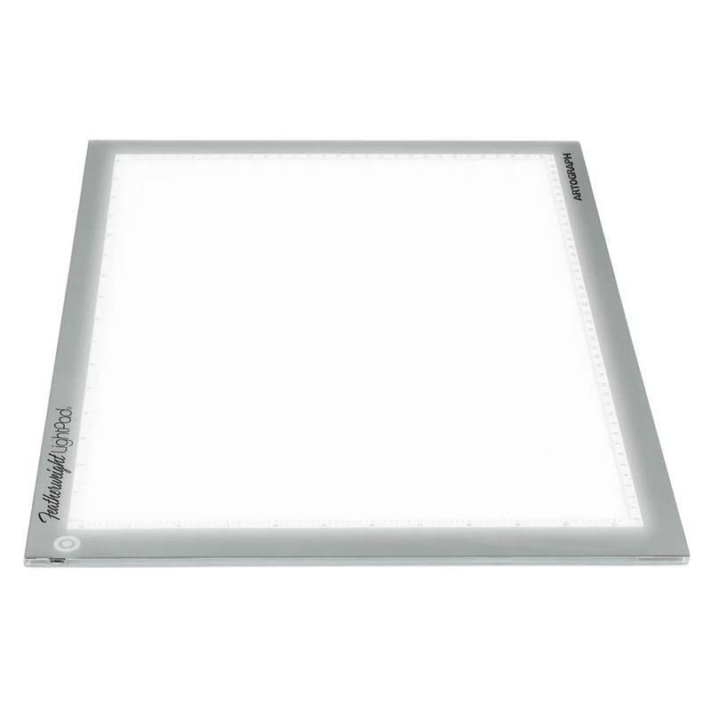 Artograph Featherweight Ultra Thin Lightpad, 12" x 17" Dimmable Slim LED Lightbox Drawing Board for Tracing, Crafting, and Drafting