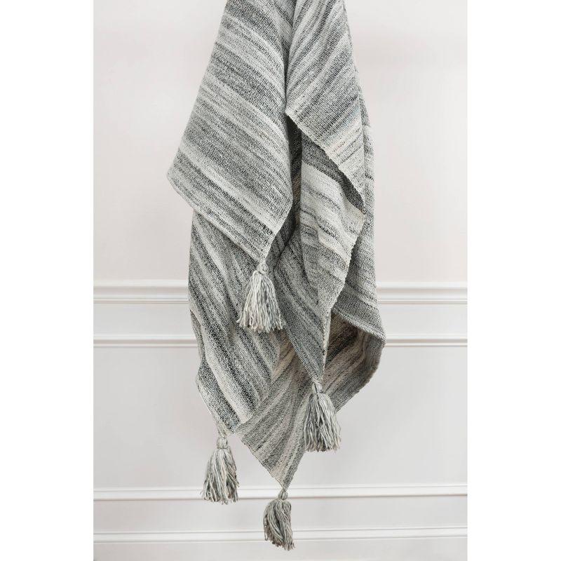 50"x60" Striped Throw Blanket - Rizzy Home