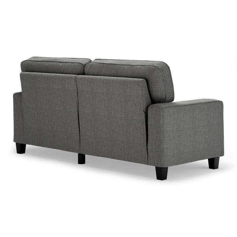 Serta Palisades 73" Track Arm Sofa, Easy Care Fabric, Soft Pillow Back, Pocket Coil Seat Cushions