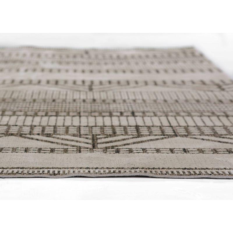 Momeni Noho Geometric Machine Loomed Rug Sand