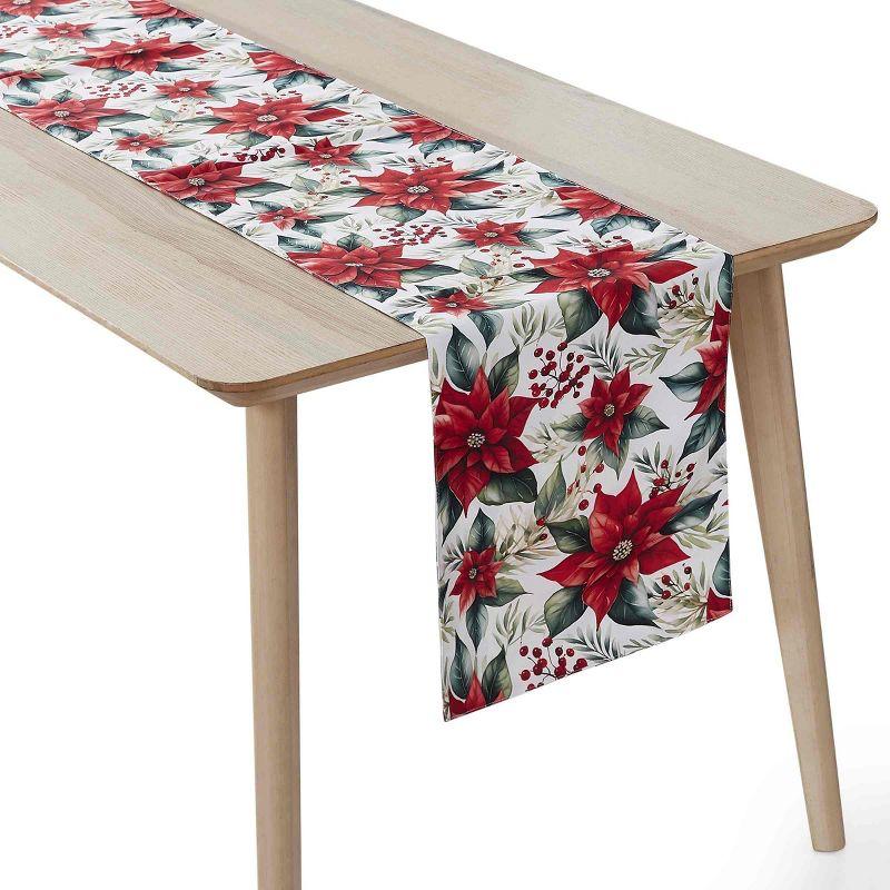 Avanti Linens Poinsettia 72" Runner-Multicolor