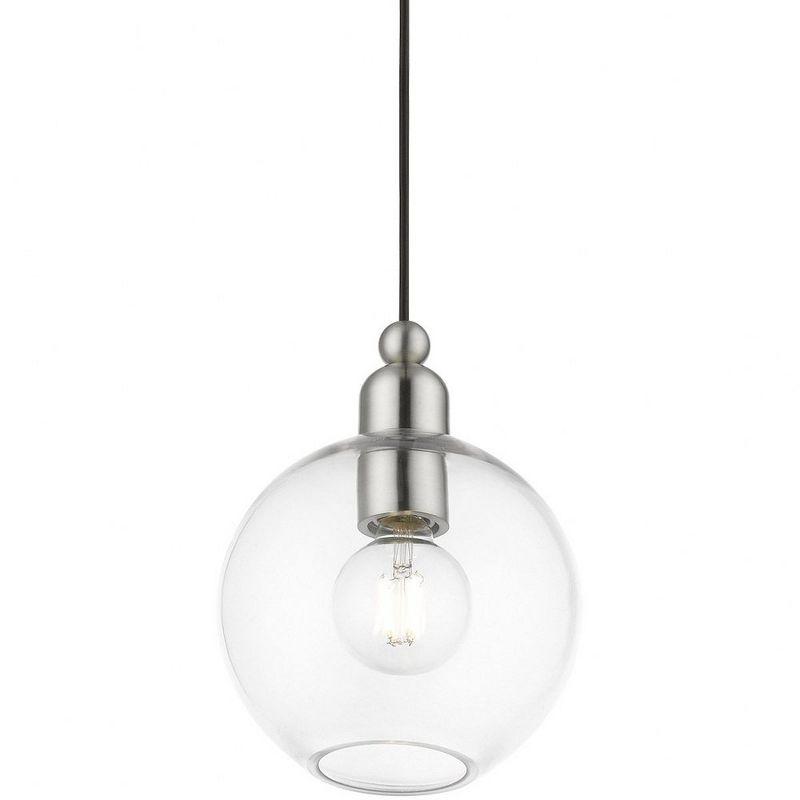 Livex Lighting Downtown 1 - Light Pendant in  Brushed Nickel