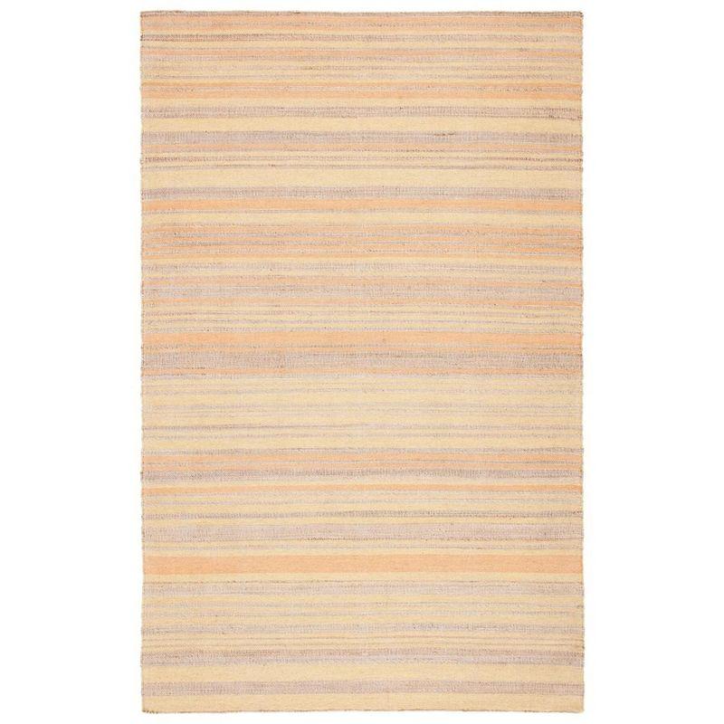 Highland Dunes Grice Hand Woven 50% Jute, 50% Wool Striped Rug