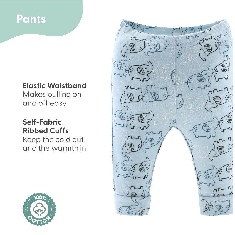 Baby Layette Clothing Gift Set, 30pc - The Peanutshell® Elephant Blue, White Blue, 6-9 Months