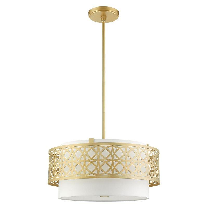 Livex Lighting Calinda 4 - Light Pendant in  Soft Gold