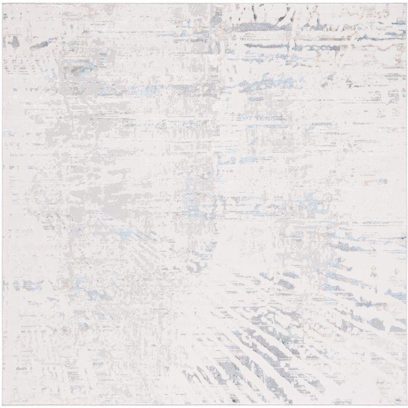 Steelside™ Wayde Abstract Gray/Beige Area Rug