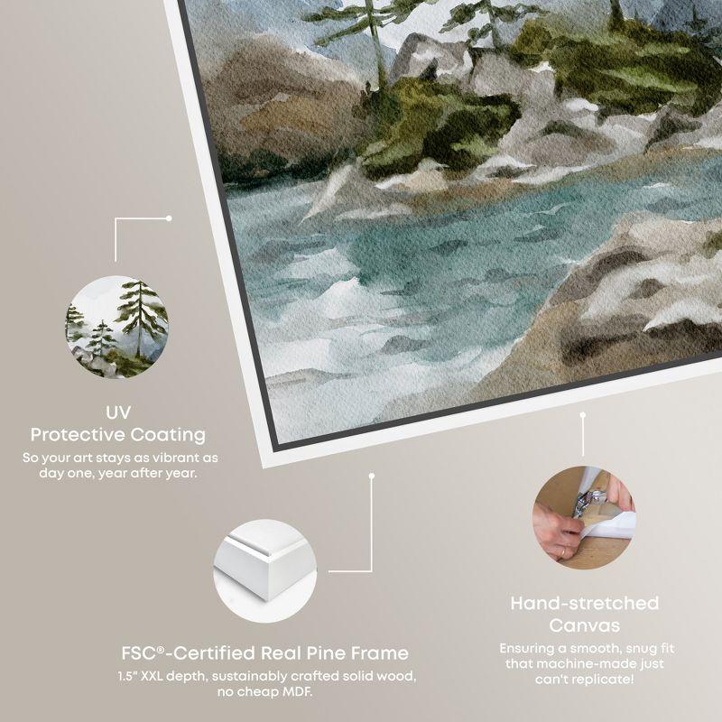 Art Remedy Cold Winter Lake