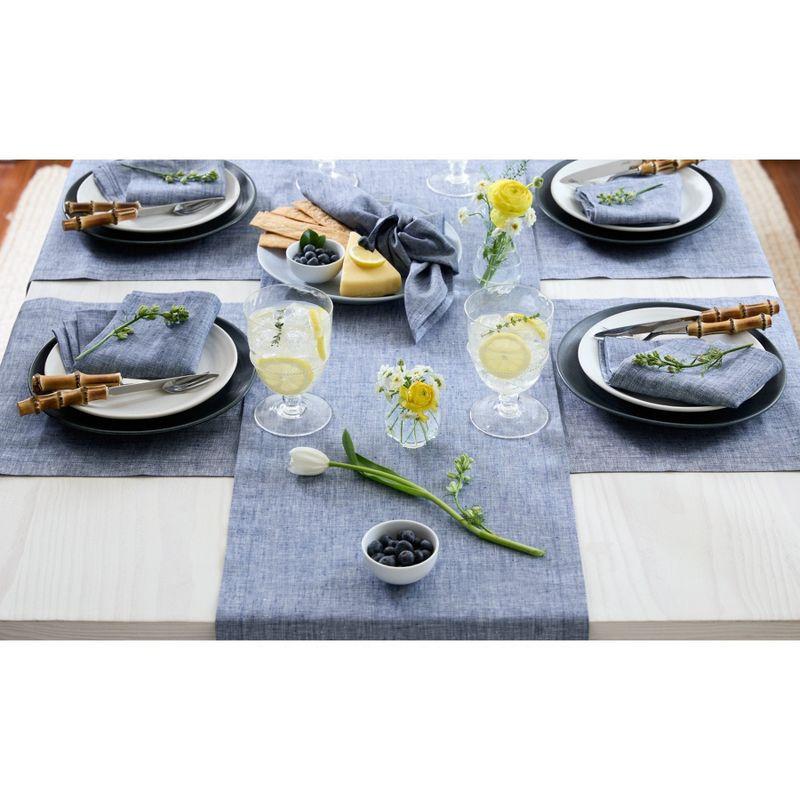 Solino Home 100% Pure Linen Table Runner - Athena