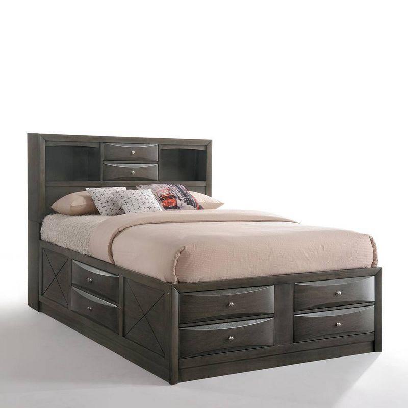 Wildon Home® Elyne Bookcase Storage Bed