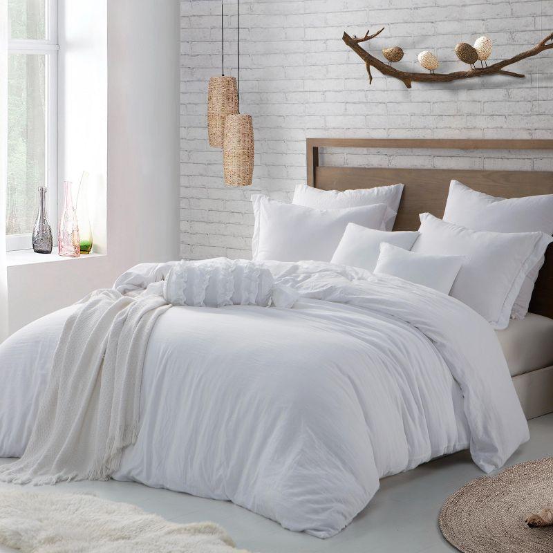 Swift Home Prewashed Microfiber Reversible Duvet Cover Set