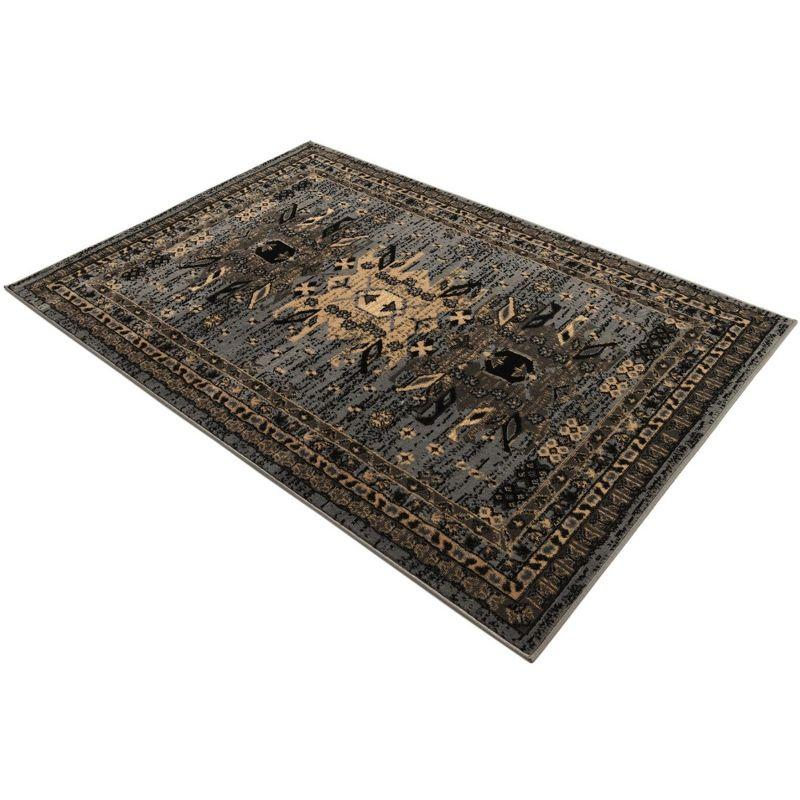 Unique Loom 9' 0 x 12' 0 Gray Taftan Oasis Area Rug