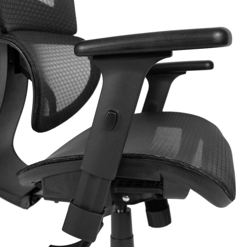 Flash Furniture Ergonomic Mesh Office Chair with 2-to-1 Synchro-Tilt, Adjustable Headrest, Lumbar Support, and Adjustable Pivot Arms