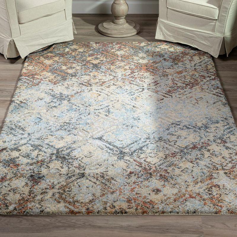 Dalyn Aero Multicolor Transitional Pattern Area Rug 3'3" x 5'3"