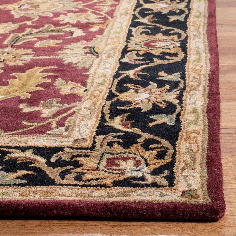 Heritage HG628 Handmade Accent Rug - 2'x3' - Red/Black - Safavieh