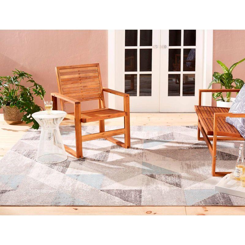 Nicole Miller New York Patio Sofia Holly Transitional Geometric Indoor/Outdoor Area Rug