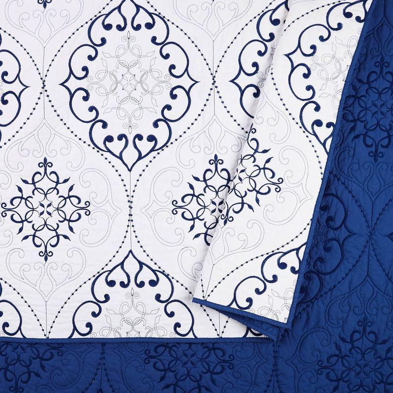 Modern Heirloom Chambers 3-Piece Embroidered Quilt Set