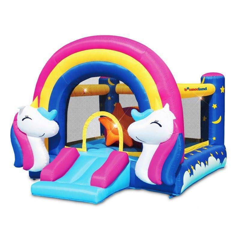 Fantasy Unicorn Bounce House with Lights and Sound