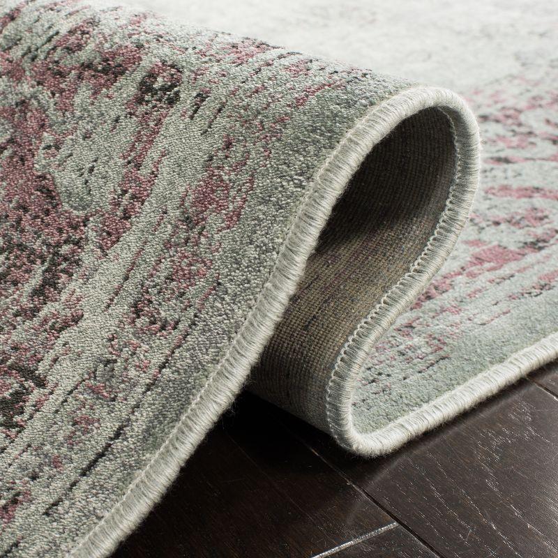 Vintage VTG117 Power Loomed Indoor Skid-Resistant Runner Rug - Taupe - 2'2"x8' - Safavieh