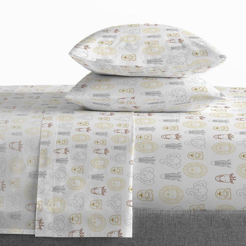 Saturday Park Saturday Park Safari Friends 100% Organic Cotton Bed Set