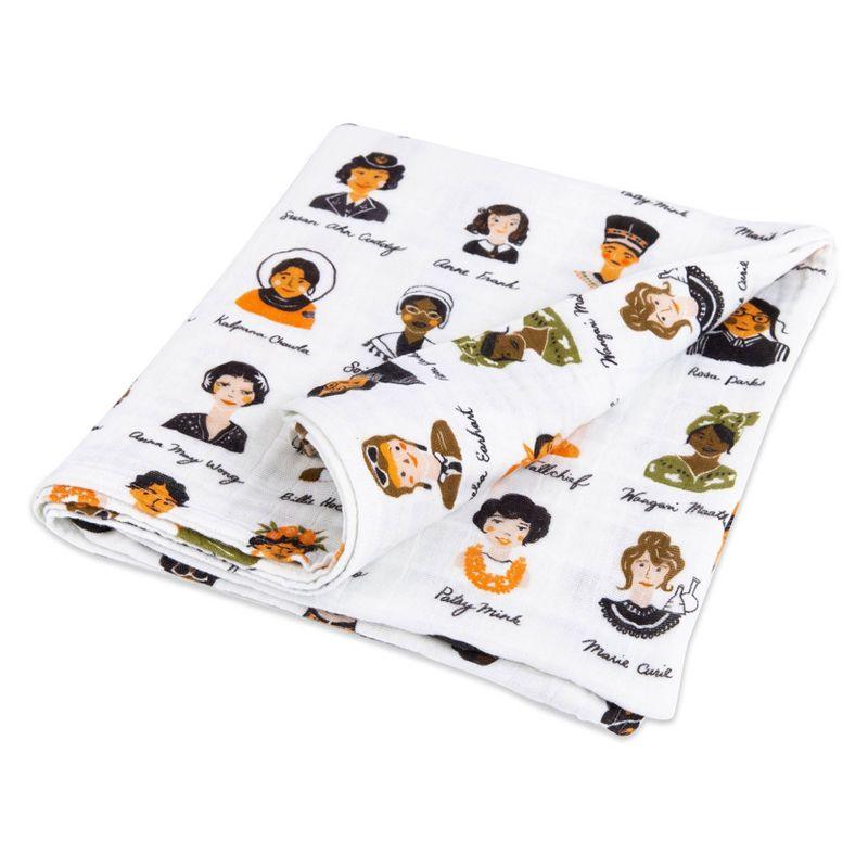 Women in History Muslin 100% Cotton Swaddle