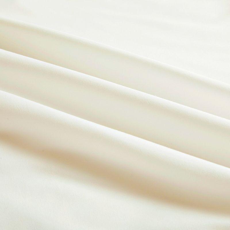 4 Piece 100% Cotton 400 Thread Count Sheet Set by Sweet Home Collection®, King, Ivory