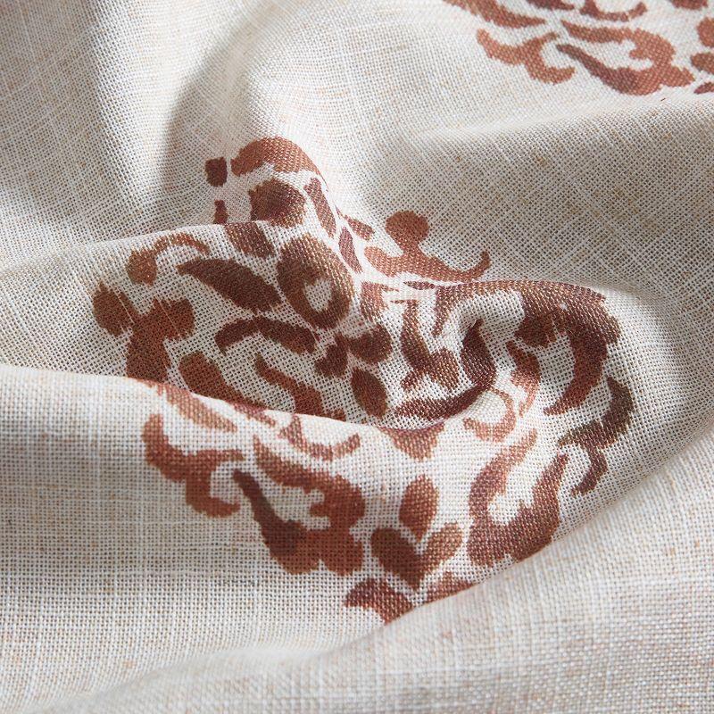 House of Hampton® Blanford Medallion Print Room Darkening Thermal Grommet Top Single Curtain Panel