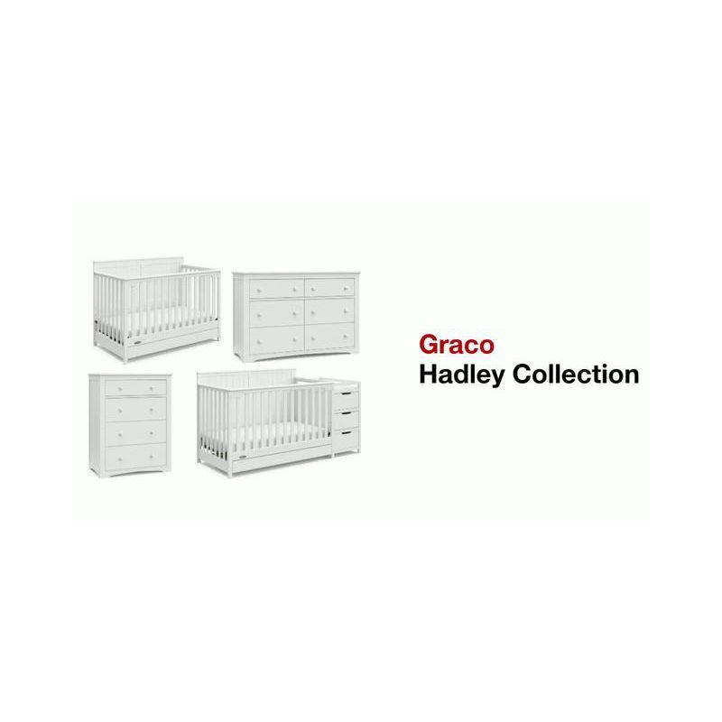 Graco Hadley 5-in-1 Convertible Crib and Changer with Storage