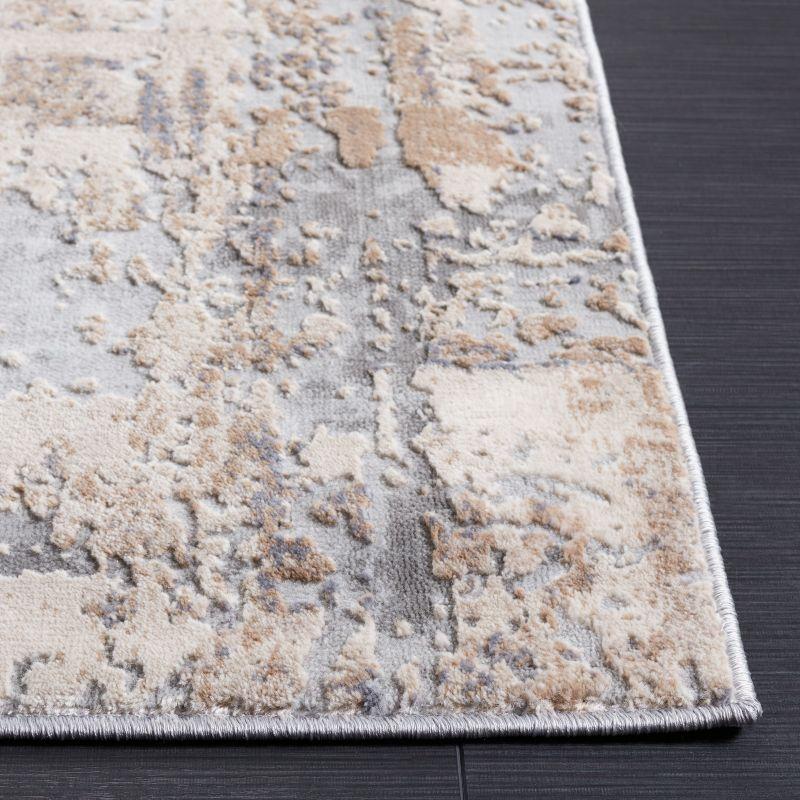 Invista INV435 Power Loomed Runner Rug - Cream/Beige - 2'x8' - Safavieh