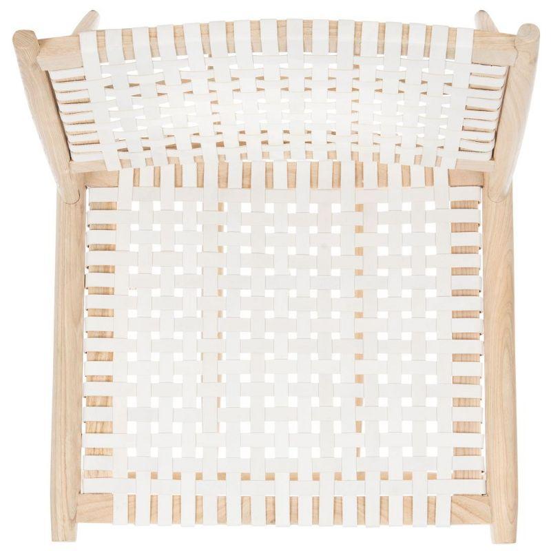 Soleil Accent Chair - ACH1001 - White/Natural - Safavieh
