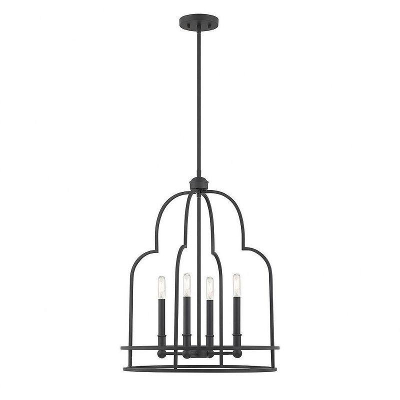 Savoy House Diplomat 4 - Light Pendant in  Matte Black