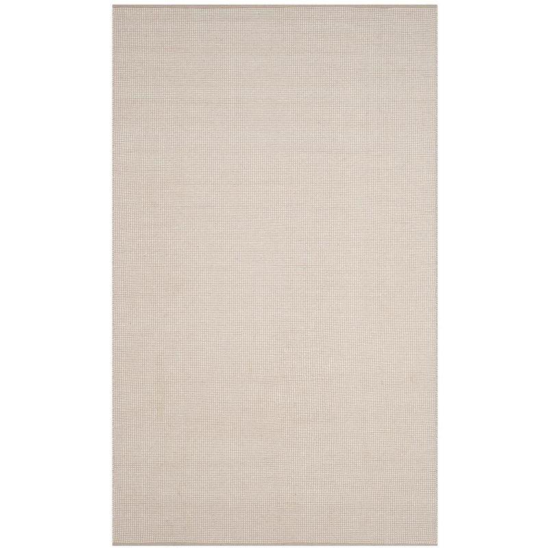 Montauk Off-White Hand Woven Cotton 5' x 8' Area Rug