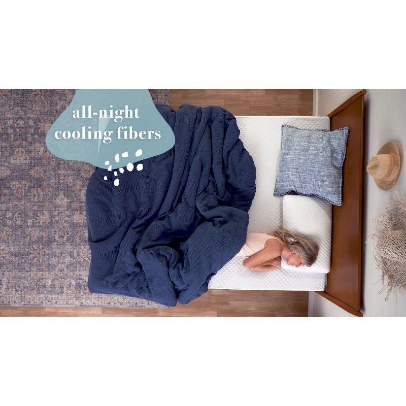 nue by Novaform Gel Memory Foam Medium Cooling Pillow (Set of 2)