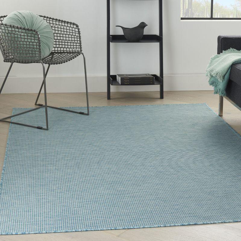 Nourison Positano Solid Indoor Outdoor Rug