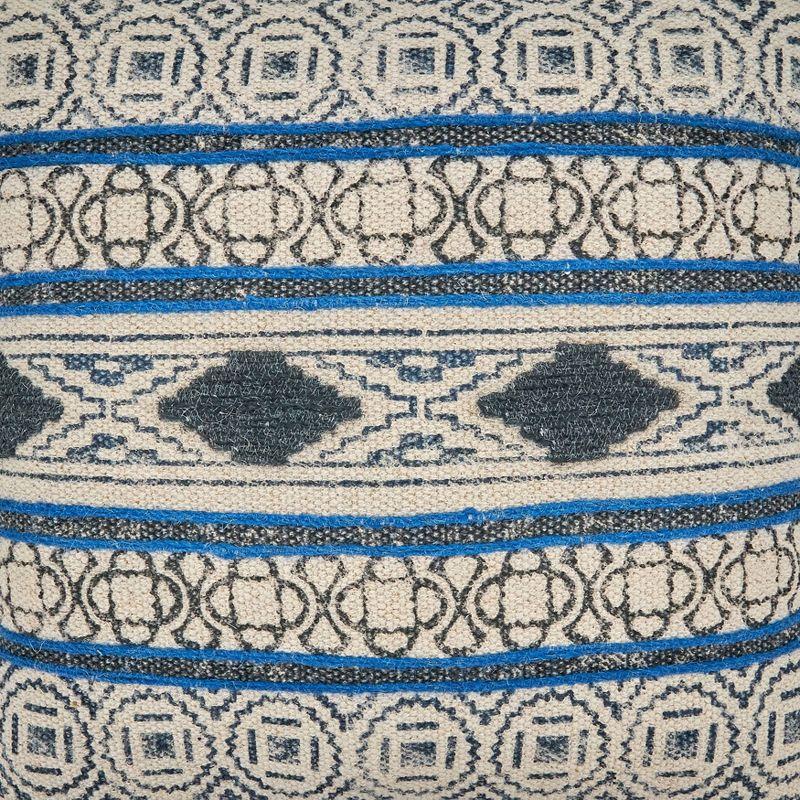 Ridgewater Collection Appliqued Cotton Pillow Cover