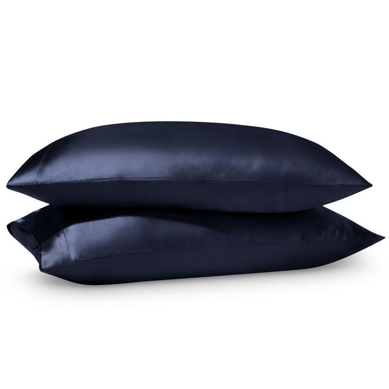 Bare Home Soft Poly Satin Pillowcase Set