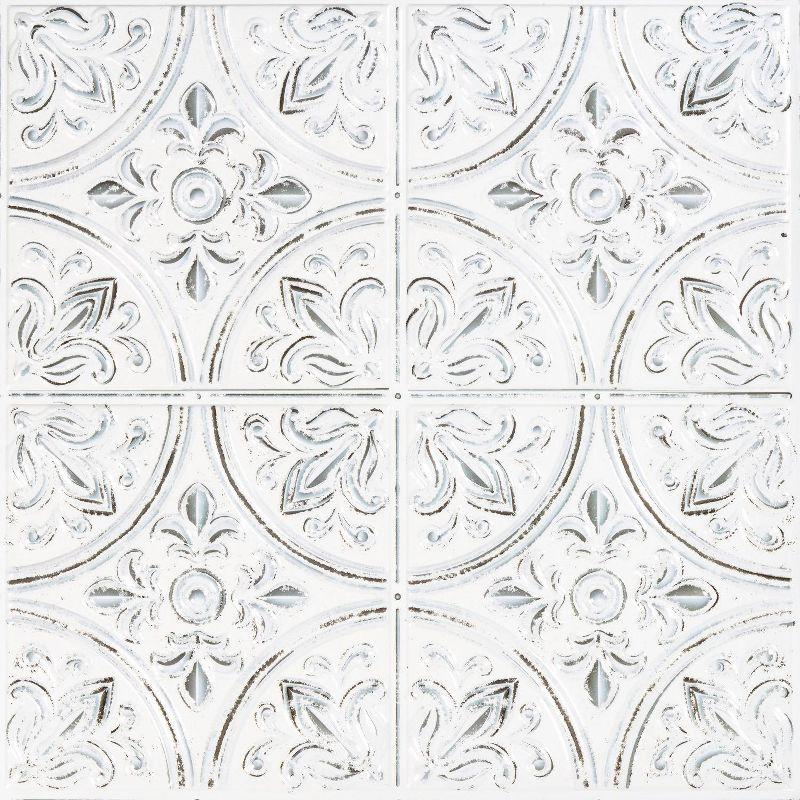 10.5'' W x 10.5'' L PVC Peel and Stick Field Tile