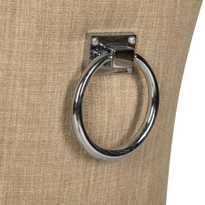 Sinclair 21''H Ring Chair (Set of 2) with Silver Nail Heads  - Safavieh