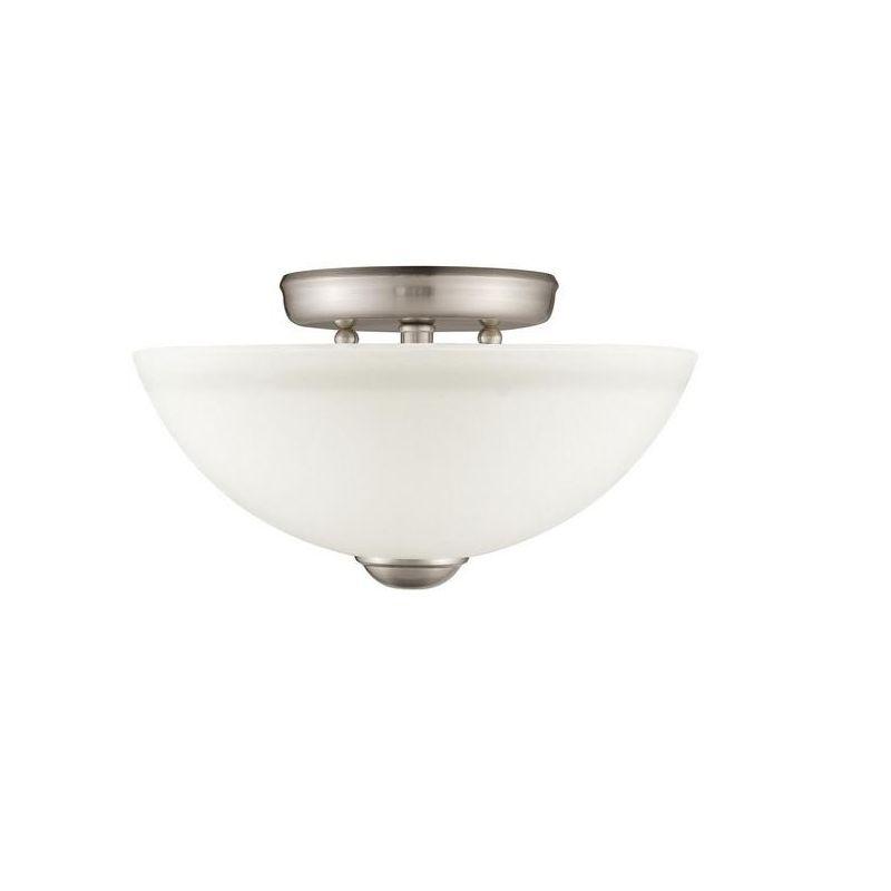 Livex Lighting Somerset 2 - Light Flush Mount in  Brushed Nickel