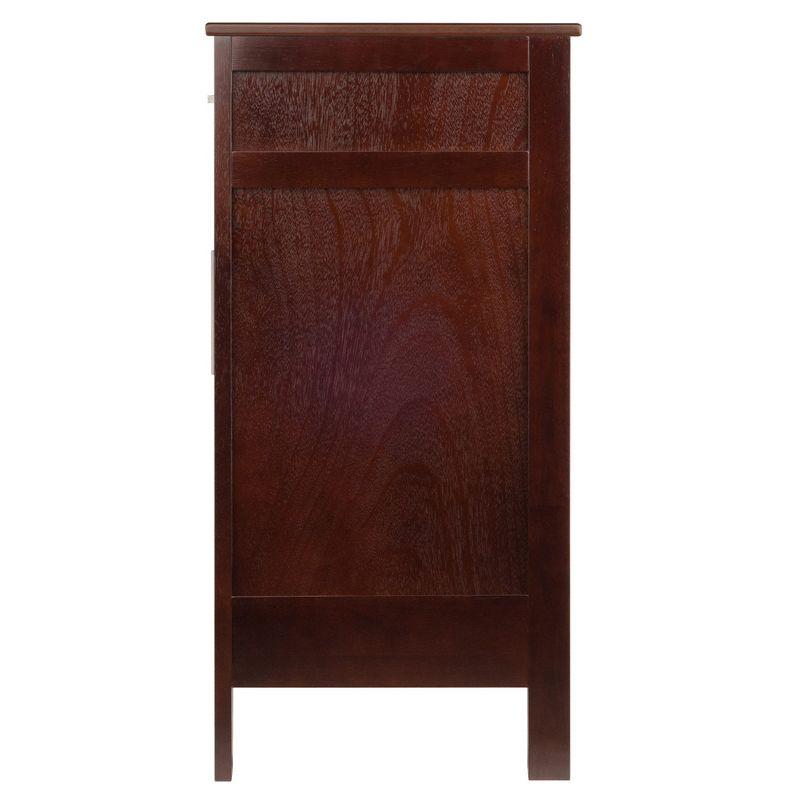 Winsome Gordon Buffet Cabinet/Sideboard Cappuccino: Transitional Style, Hardwood Frame, Sliding Doors, 2 Drawers