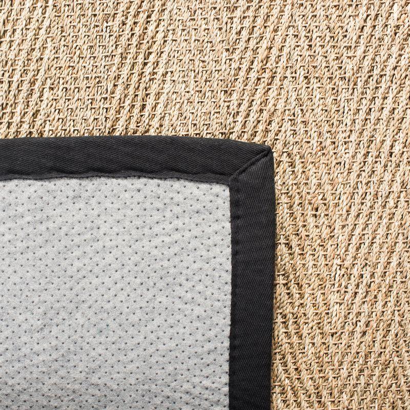 Natural Fiber NF115 Power Loomed Runner Rug - Natural/Black - 2'6"x20' - Safavieh.