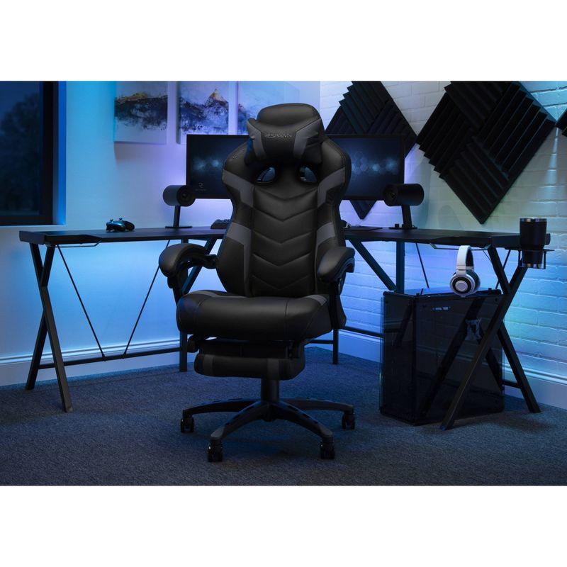 Respawn RESPAWN 110 Pro Gaming Chair - Gaming Chair with Footrest, Reclining Gaming Chair, Video Gaming Computer Desk Chair, Adjustable Desk Chair, Gaming Chairs For Adults With Headrest Pillow