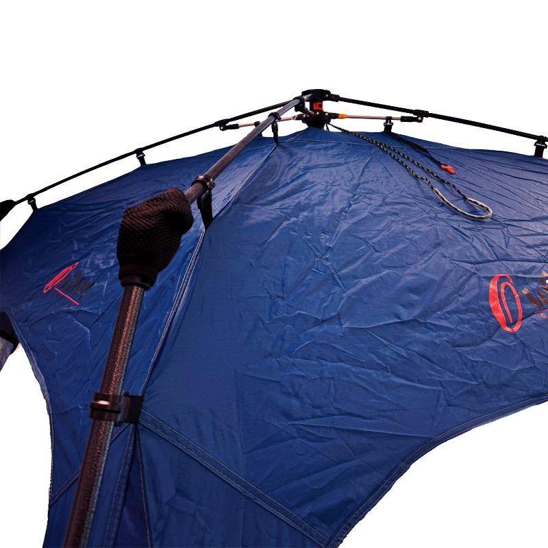 Outdoors Professional Beach Roof Pop-up Canopy with 2 Removable Walls, Blue