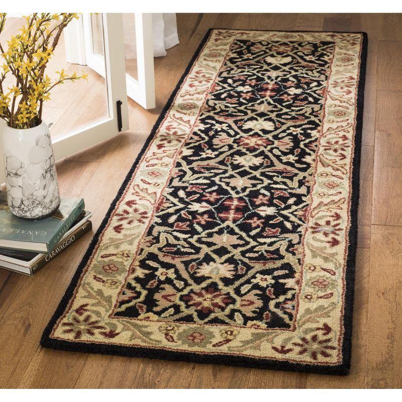 Antiquity AT14 Hand Tufted Indoor Accent Rug - Black - 2'3"x4' - Safavieh