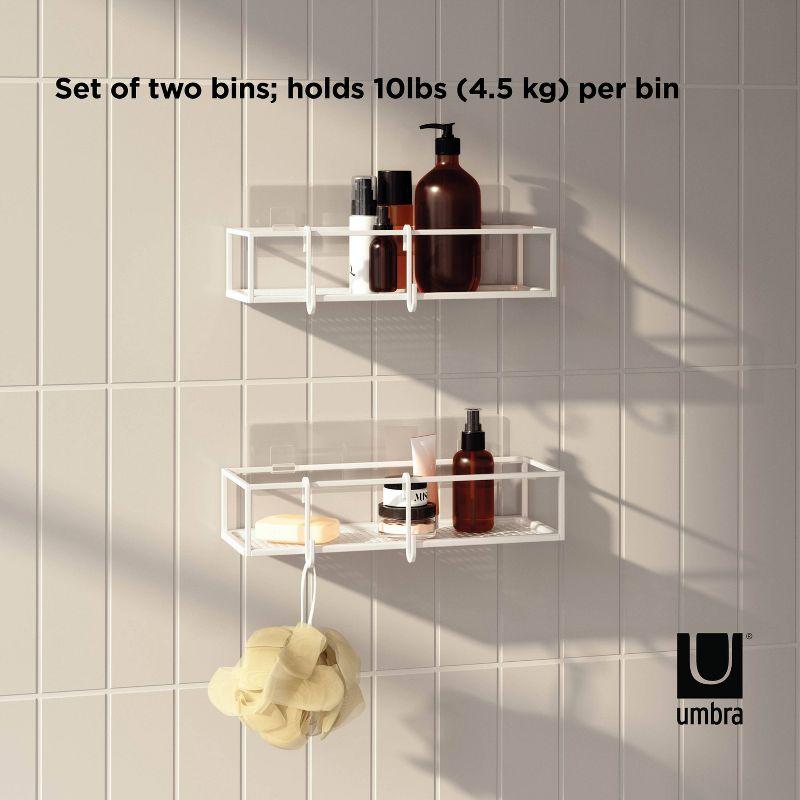 Umbra Cubiko Adhesive Shower Caddy