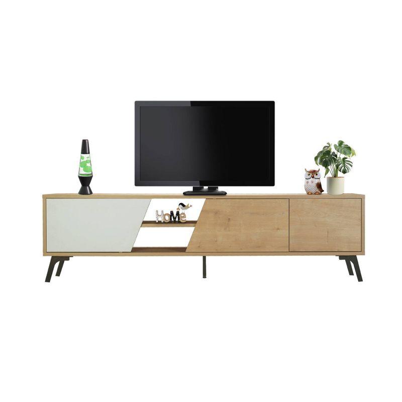 Niche TV Stand for TVs up to 70" Light Oak