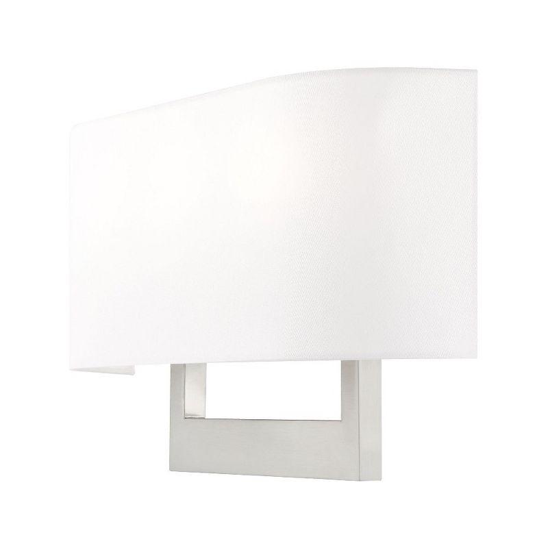 Livex Lighting Hayworth 3 - Light Wall Light in  Brushed Nickel