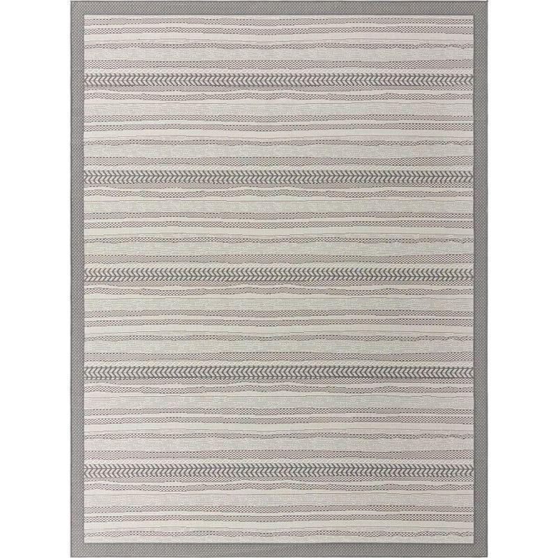 McLellen Striped Indoor / Outdoor Rug