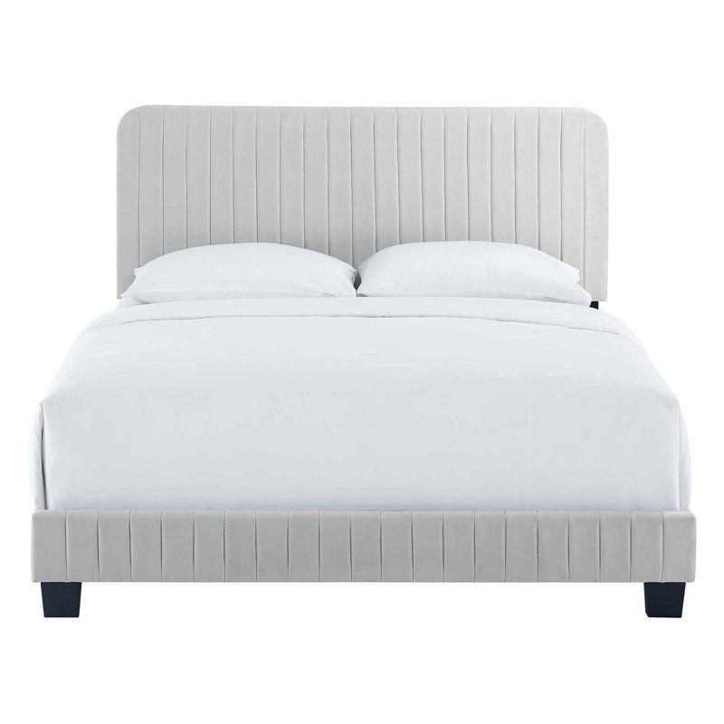 Modway Celine Channel Tufted Performance Velvet Twin Platform Bed
