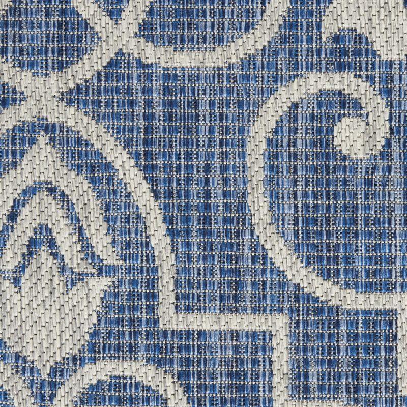 Nourison Garden Party GRD04 Indoor/outdoor Area Rug - Denim 2'2" x 7'6"